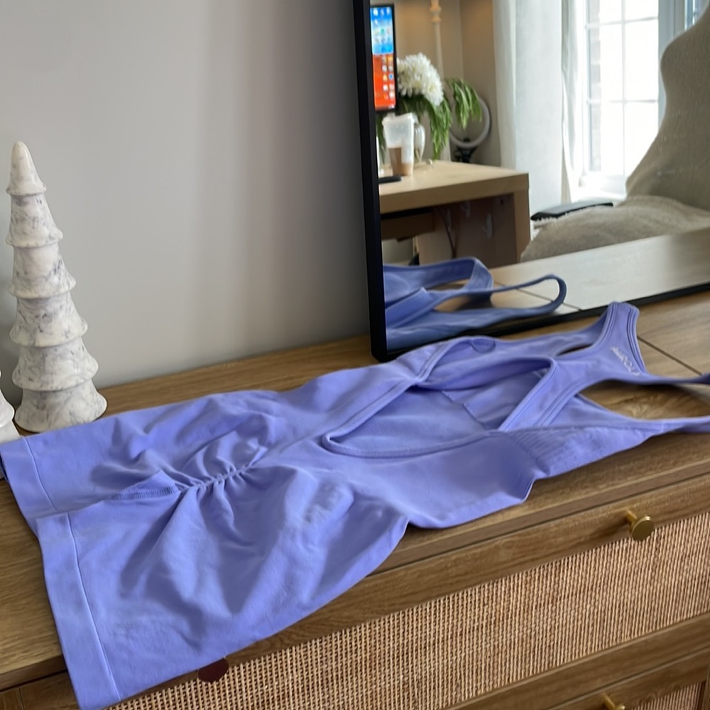 BNWT Aurola Power Romper in shade Jacaranda